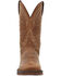 Image #4 - Durango Men's Rebel Performance Western Boots - Broad Square Toe, Brown, hi-res