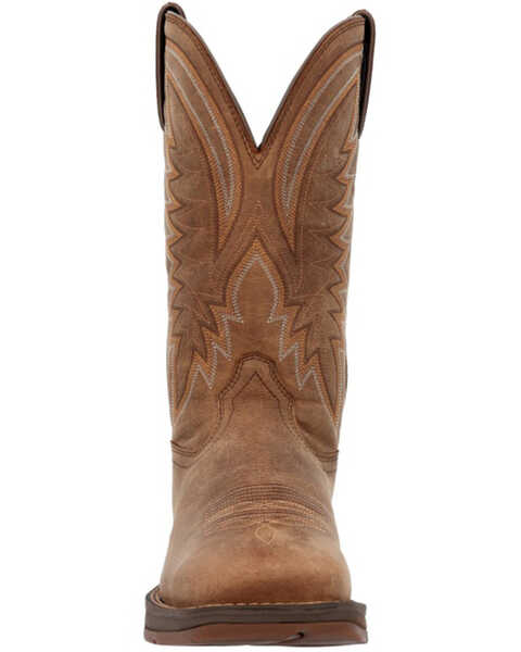 Image #4 - Durango Men's Rebel Performance Western Boots - Broad Square Toe , Brown, hi-res