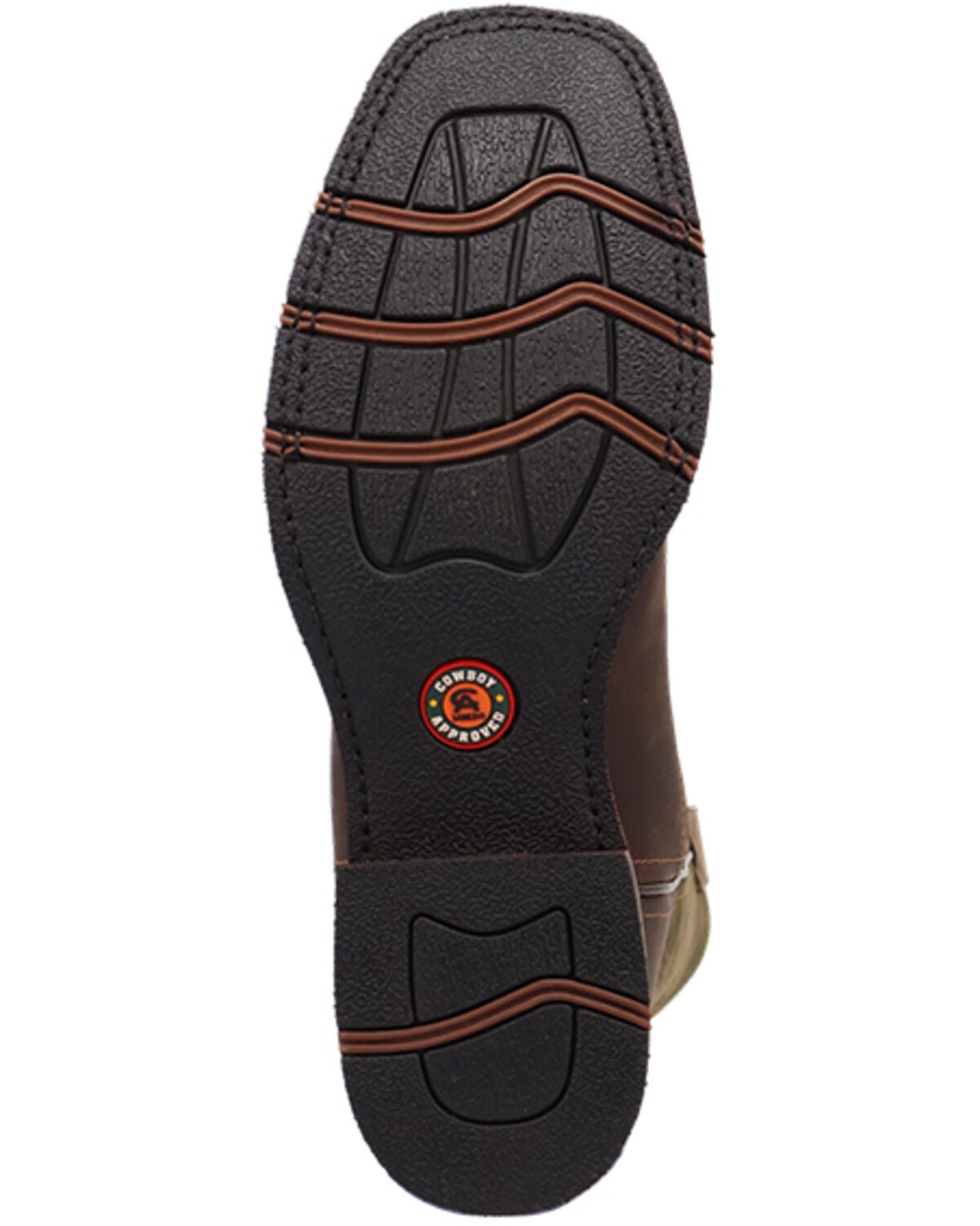 Image #7 - Laredo Men's Trailblazer Performance Western Boots - Broad Square Toe, Brown, hi-res