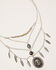 Image #1 - Shyanne Women's Claire Multi-Layered Concho Necklace, Silver, hi-res