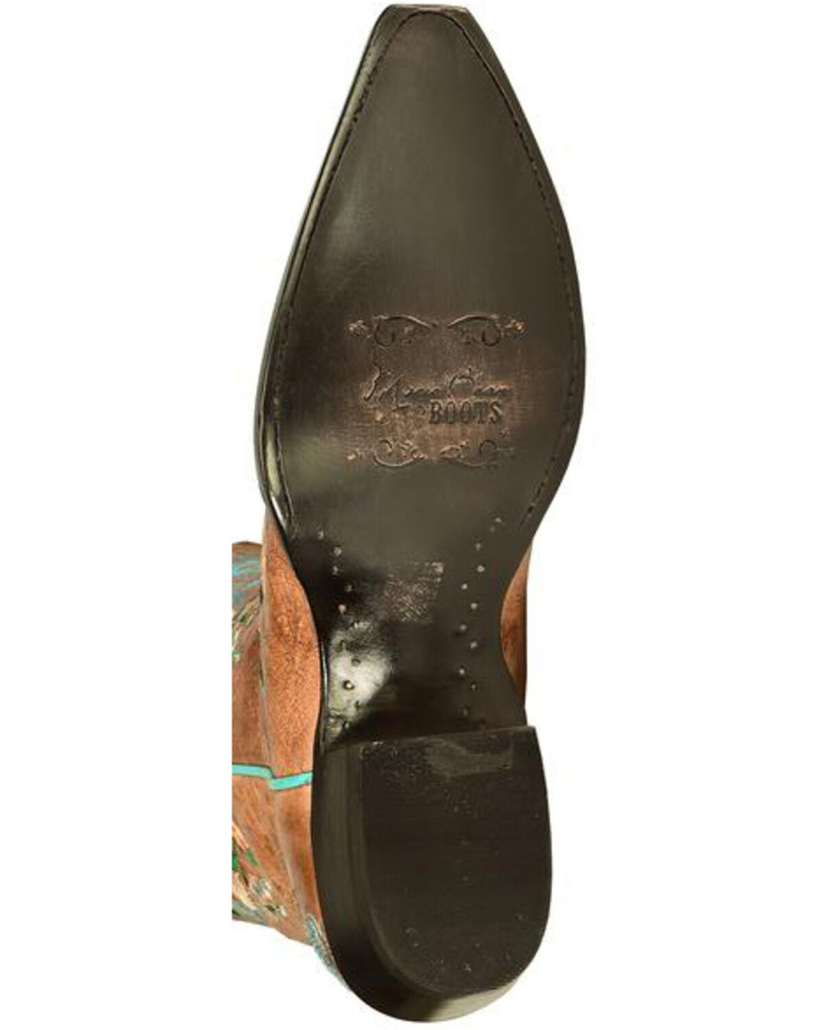Image #6 - Macie Bean Women's Rose Garden Western Boots - Snip Toe, Honey, hi-res