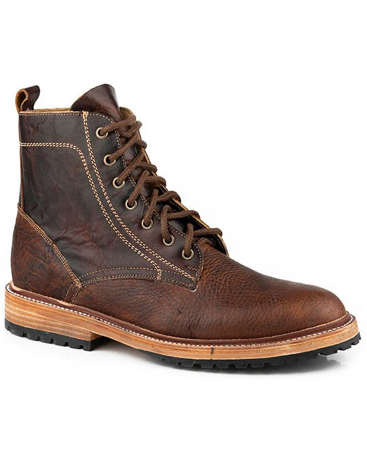 Image #1 - Stetson Men's Chukka Casual Boots - Round Toe, Brown, hi-res