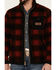 Image #3 - Pendleton Men's Buffalo Plaid Lone Fir Zip-Front Fleece Jacket , Red, hi-res