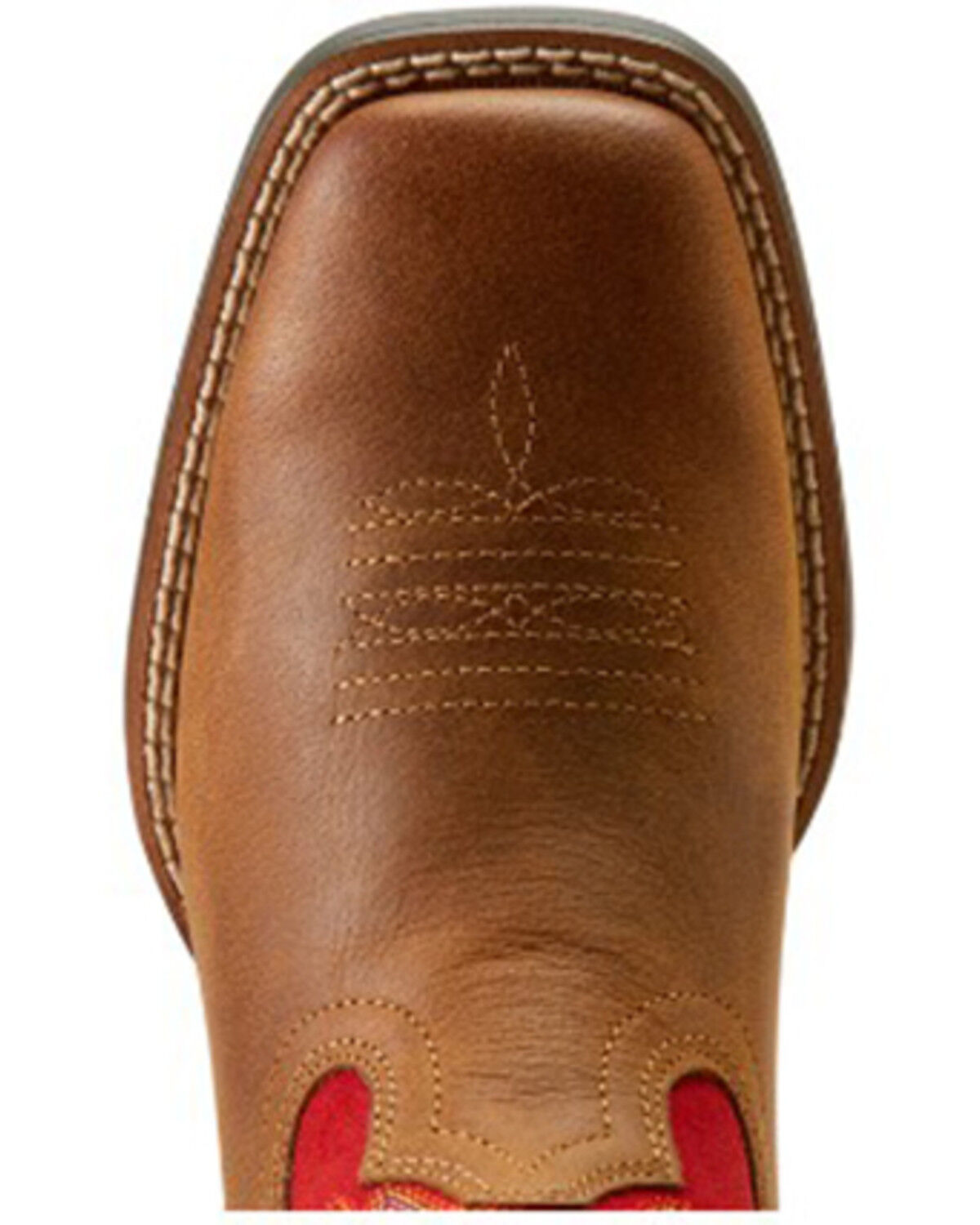 Image #4 - Ariat Boys' Wilder Western Boots - Broad Square Toe, Brown, hi-res
