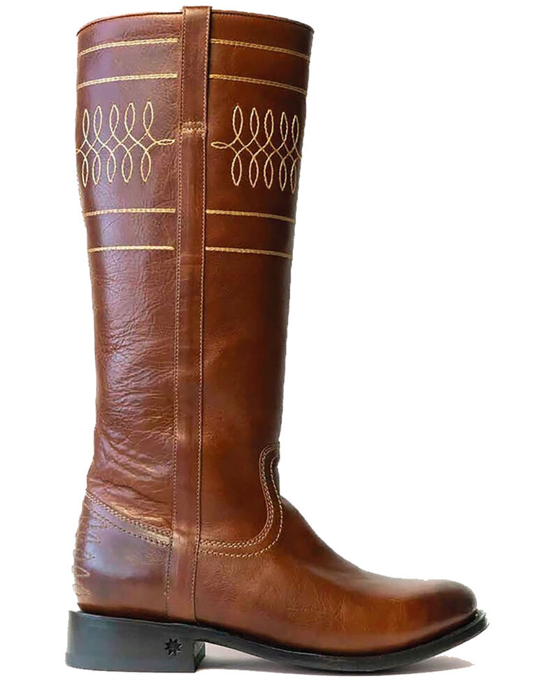 Black Star Women's Laredo Western Boots - Round Toe, Red, hi-res