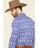 Image #5 - Rock & Roll Denim Men's Ikat Southwestern Print Long Sleeve Western Shirt , Blue, hi-res