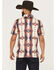 Image #4 - Hooey Men's The Weekender Southwestern Print Short Sleeve Button-Down Polo Shirt, Tan, hi-res