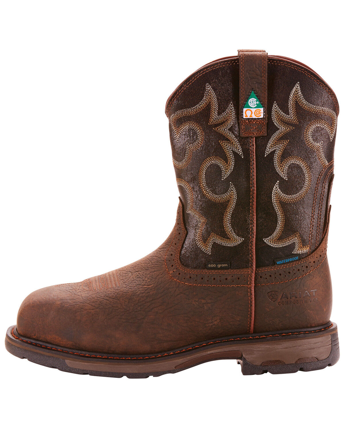 Image #2 - Ariat Men's WorkHog® H20 600G CSA Boots - Composite Toe, , hi-res