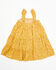 Image #3 - Yura Toddler Girls' Floral Print Sleeveless Dress, Mustard, hi-res