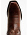 Image #6 - El Dorado Men's Calf Leather Western Boots - Square Toe, Tan, hi-res