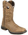 Image #1 - Smoky Mountain Women's Prairie Performance Western Boots - Broad Square Toe, Brown, hi-res
