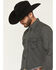 Image #2 - Moonshine Spirit&reg; Men's Side Stage Geo Print Long Sleeve Snap Western Shirt, Black, hi-res