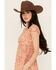 Image #2 - Rock & Roll Denim Women's Cactus Print Mini Dress, Rust Copper, hi-res