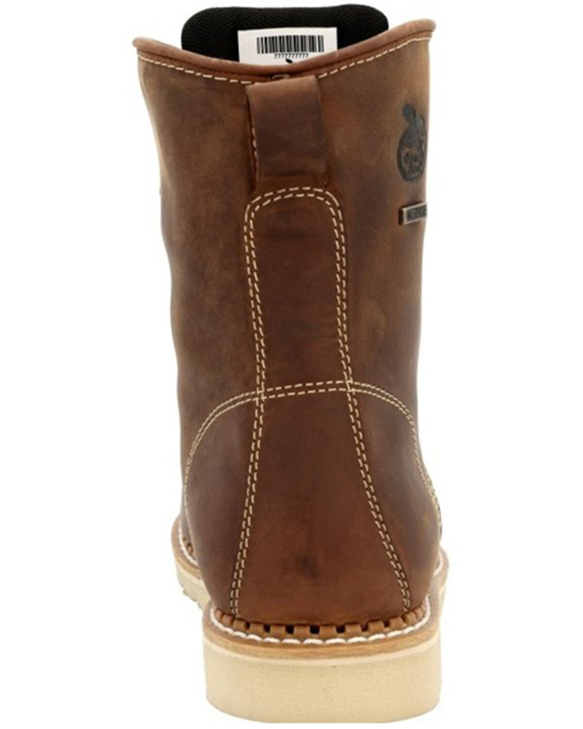 Image #5 - Georgia Boot Men's 8" Waterproof Wedge USA Lace-Up Boots - Moc Toe, , hi-res