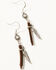Image #3 - Shyanne Women's Americana Long Horn Earring Set - 6 Piece , Silver, hi-res