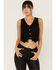 Image #1 - Idyllwind Women's Fringe Denim Bustier, Black, hi-res