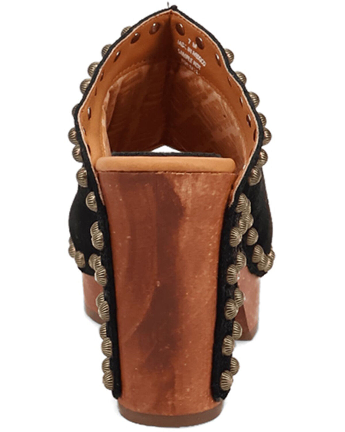 Image #5 - Dingo Women's Echo Wooden Sandals, Black, hi-res