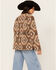 Image #4 - Cripple Creek Women's Southwestern Print Concho Jacket, Brown, hi-res