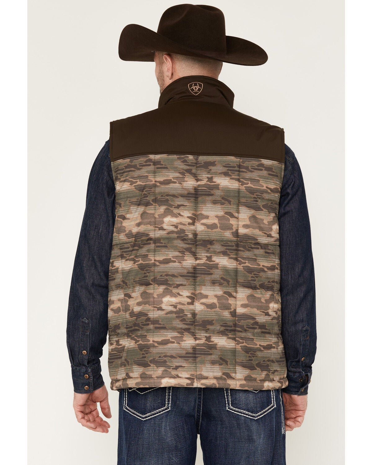 Image #4 - Ariat Men's Crius Concealed Carry Insulated Vest - Tall, Camouflage, hi-res