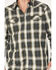 Image #3 - Moonshine Spirit&reg; Men's All Day Long Large Plaid Snap Western Shirt, Green, hi-res