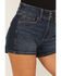 Image #2 - Shyanne Women's Faye Medium Wash High Rise Comfort Stretch Denim Shorts, Medium Wash, hi-res