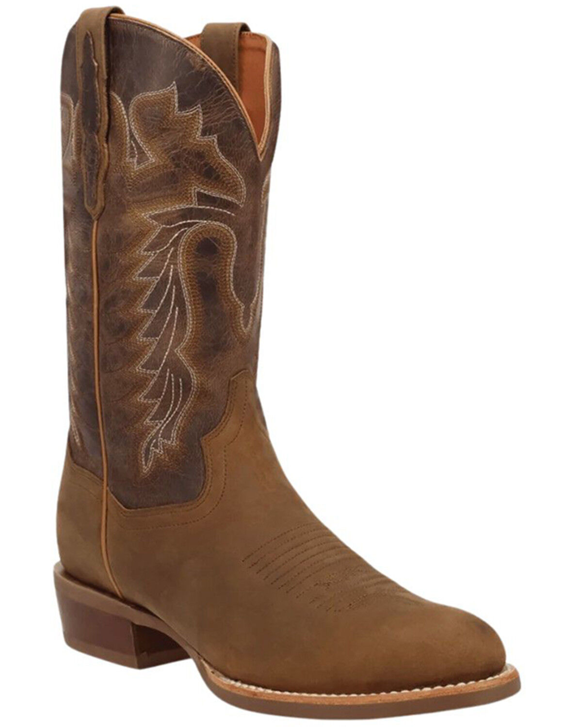 Image #1 - Dan Post Men's Neeley Tall Western Boots - Round Toe, Tan, hi-res