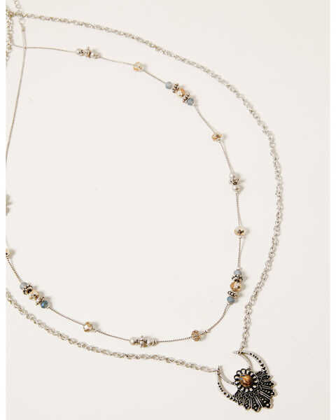 Image #2 - Shyanne Women's Claire Layered Beaded Necklace, Silver, hi-res