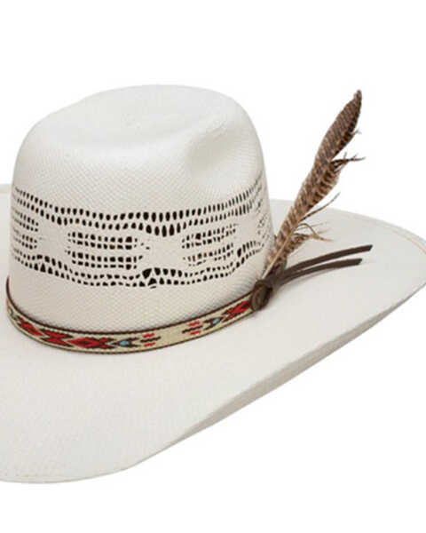 Resistol Boys' Brick Crown Straw Cowboy Hat , Multi, hi-res