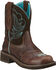 Ariat Women's Fatbaby Heritage Dapper Western Boots - Round Toe, Chocolate, hi-res