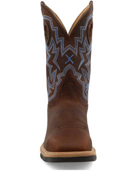 Image #4 - Twisted X Men's Western Work Boots - Steel Toe, Multi, hi-res