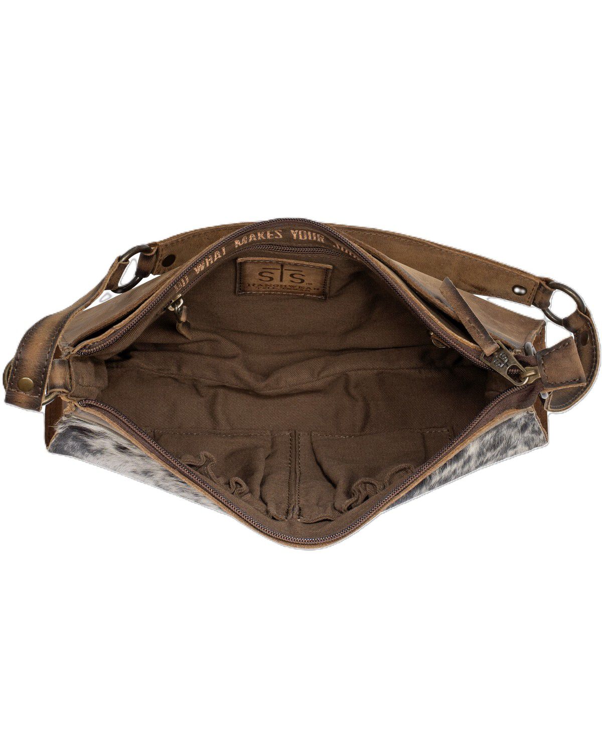 Image #6 - STS Ranchwear by Carroll Women's Cowhide Bailey Bag, Brown, hi-res