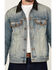 Image #3 - Moonshine Spirit Men's Slasher Medium Wash Denim Jacket, Medium Wash, hi-res