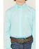 Image #3 - Cinch Boys' Solid Long Sleeve Button-Down Western Shirt, Turquoise, hi-res