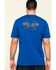 Image #2 - Hawx Men's Fist Graphic Short Sleeve Work T-Shirt, Indigo, hi-res