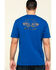 Image #2 - Hawx Men's Fist Graphic Short Sleeve Work T-Shirt , Indigo, hi-res