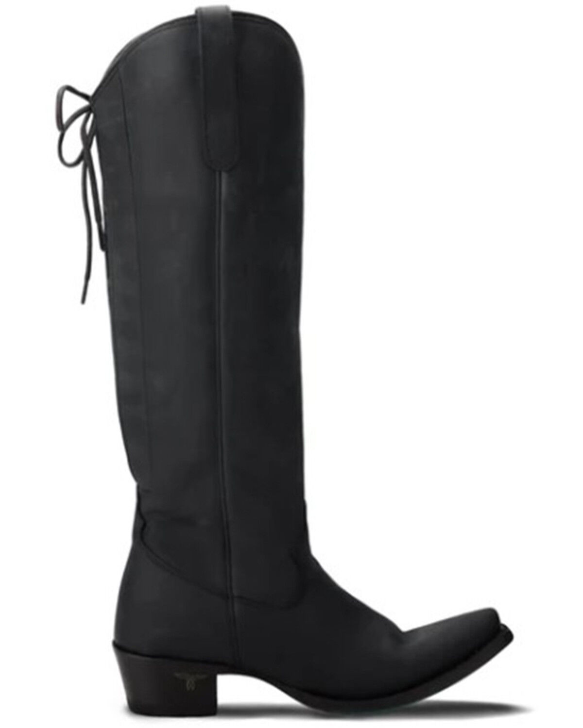 Image #2 - Lane Women's Olivia Jane Knee High Corset Western Boots - Snip Toe, Black, hi-res
