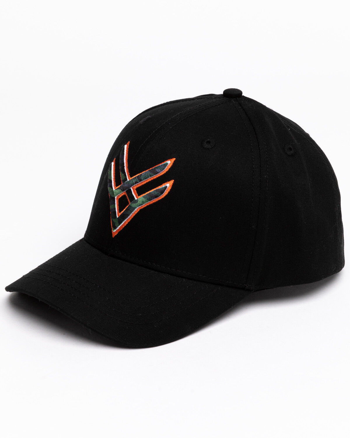 Image #1 - Hawx Men's Camo Logo Ball Cap, Black, hi-res