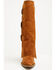 Image #4 - Dingo Women's Buckle Bunny Tall Western Boots - Round Toe, Camel, hi-res