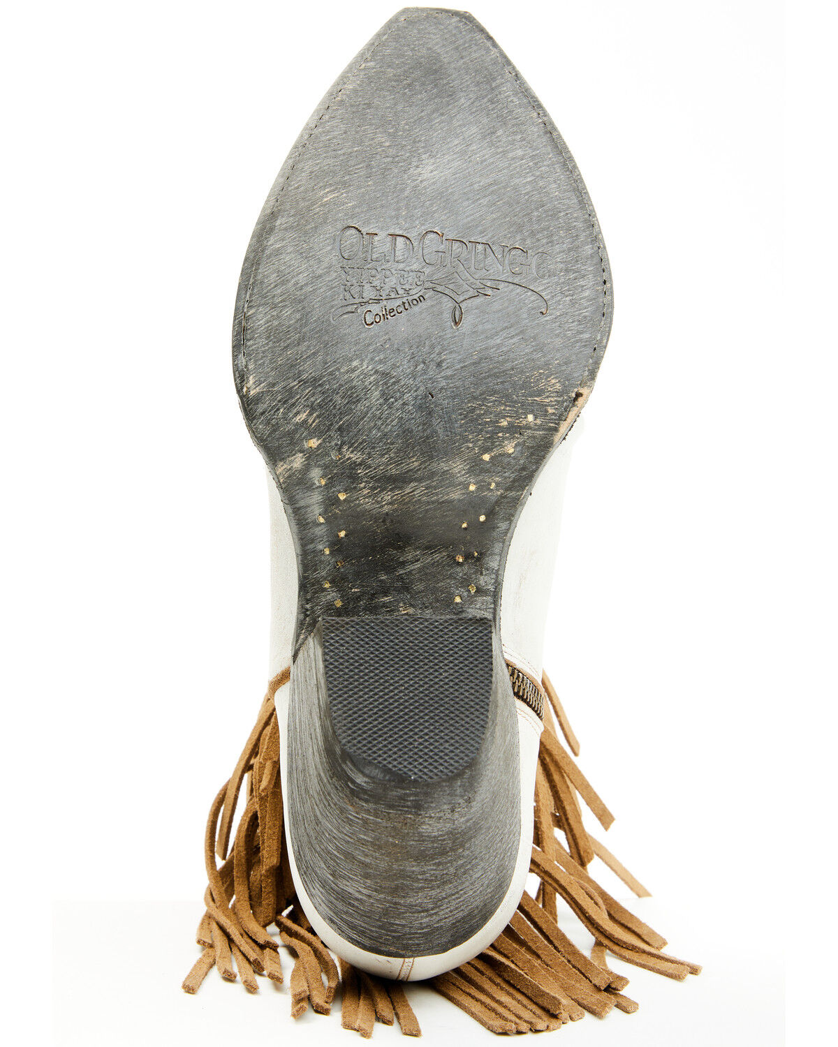 Image #7 - Yippee Ki Yay Women's Tess Western Booties - Snip Toe, Beige, hi-res