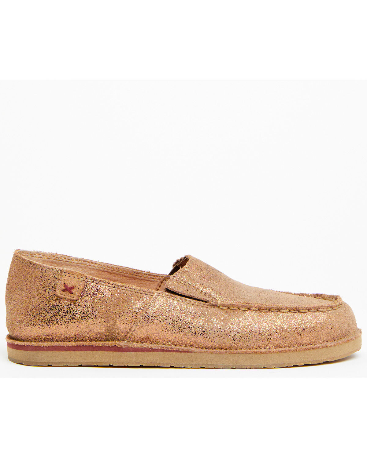 Image #2 - Twisted X Women's Boot Barn Exclusive Comfy Sparkle Loafer Shoes - Moc Toe, Brown, hi-res