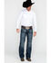 Image #6 - Gibson Men's Solid Long Sleeve Pearl Snap Western Shirt , White, hi-res