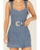 Image #3 - Show Me Your Mumu Women's Vegas Rhinestone Mini Dress, Blue, hi-res