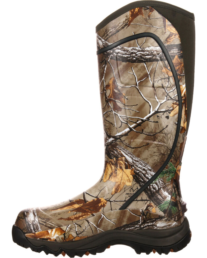 Rocky Core Waterproof Insulated Rubber Outdoor Boots, Camouflage, hi-res
