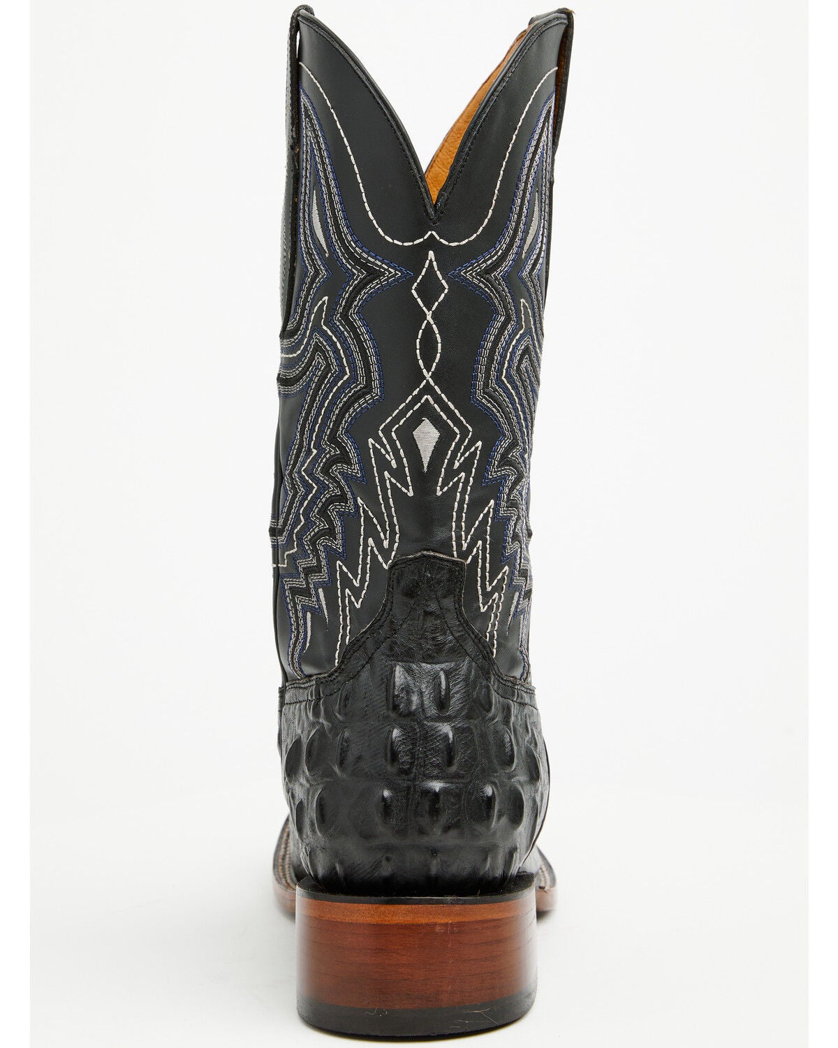 Image #5 - Cody James Men's Croc Print Badlands Western Boots - Broad Square Toe, Black, hi-res