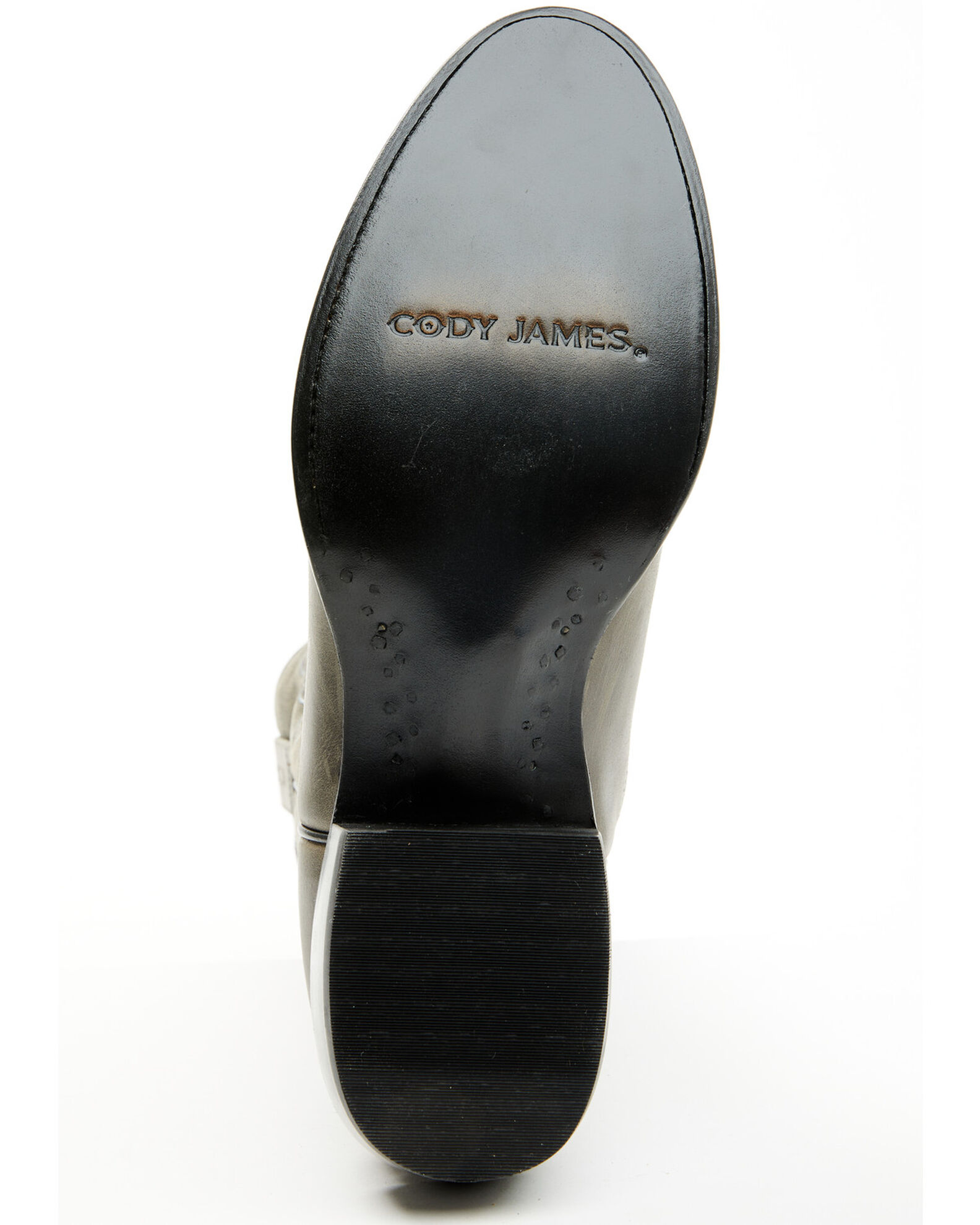 Image #7 - Cody James Men's Alton Western Boots - Round Toe, Charcoal, hi-res