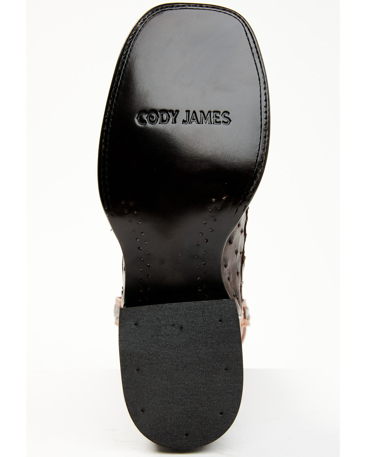 Image #7 - Cody James Men's Sienna Genuine Ostrich Exotic Western Boots - Broad Square Toe, , hi-res