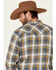 Ariat Men's Moss Alhambra Retro Plaid Long Sleeve Snap Western Shirt , Green, hi-res