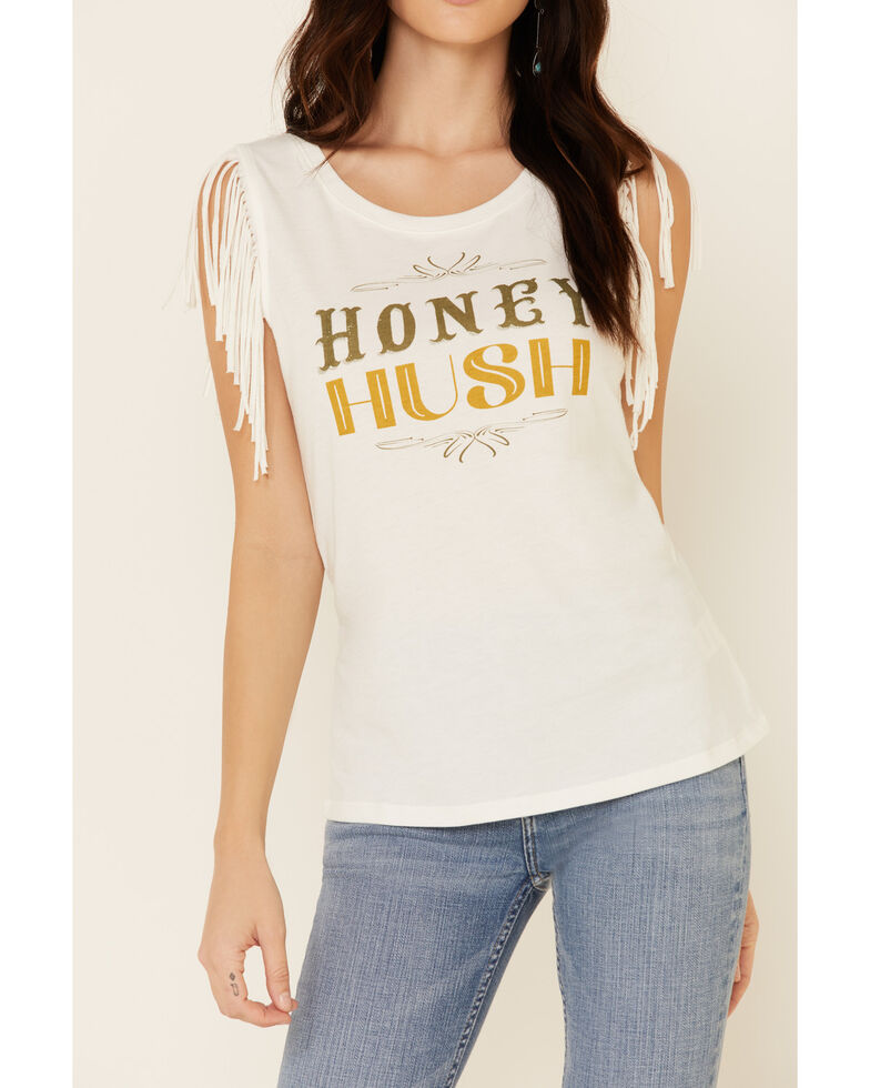 Idyllwind Women's Honey Hush Muscle Tank Top , White, hi-res