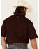 Image #5 - Ariat Men's Solid Maroon TEK Short Sleeve Button-Down Western Shirt - Tall, Burgundy, hi-res