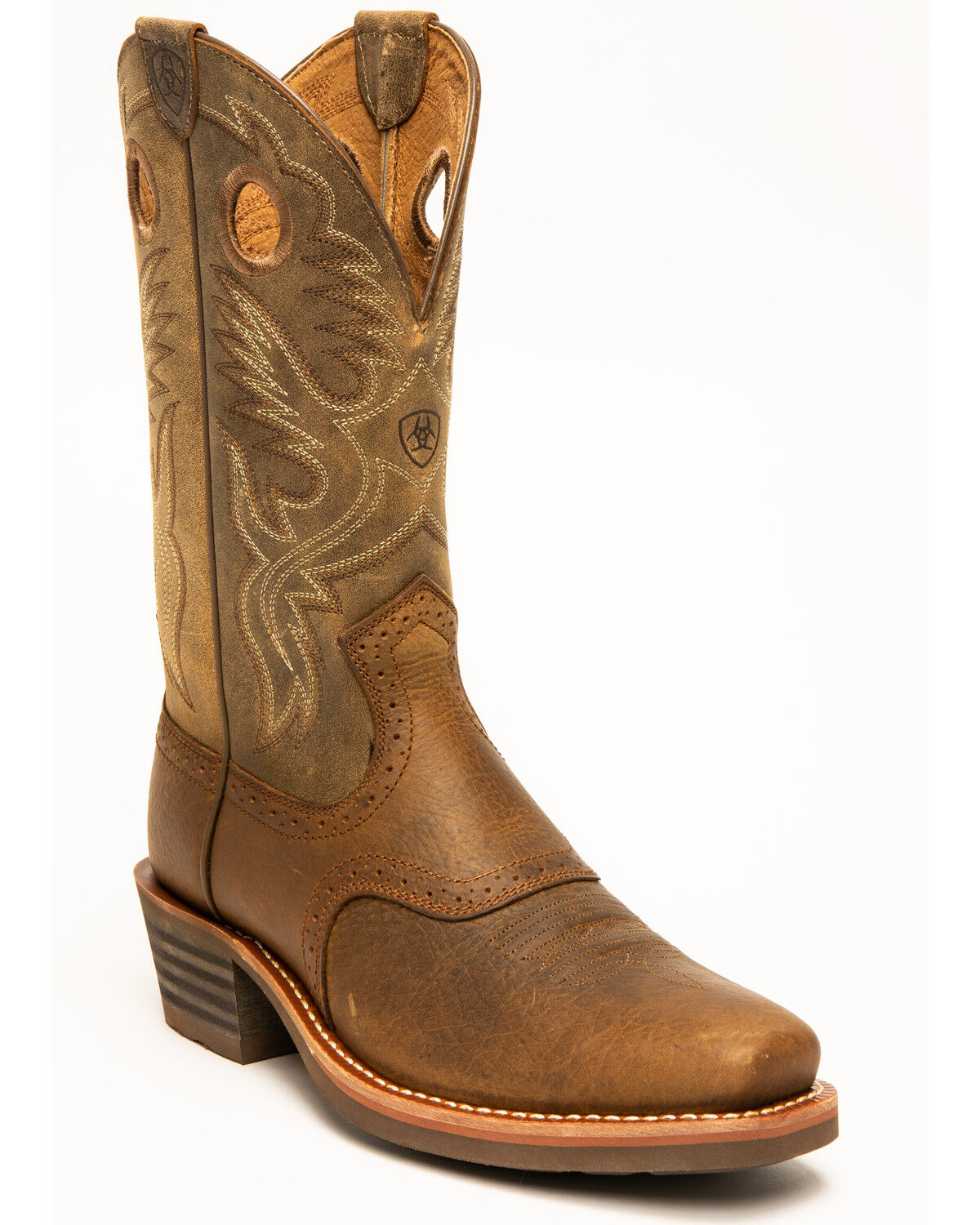 ariat roughstock square toe